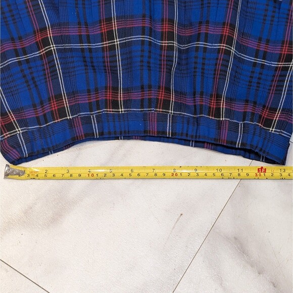 Pendleton Skirt Women's size 10 Pure Virgin Wool Authentic Malcolm Tartan Plaid - Picture 6 of 7